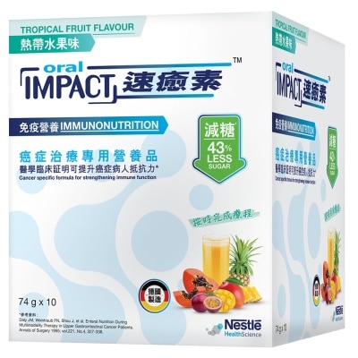 NESTLE - ORAL IMPACT TR REDUCED SUGAR 10S x 74G