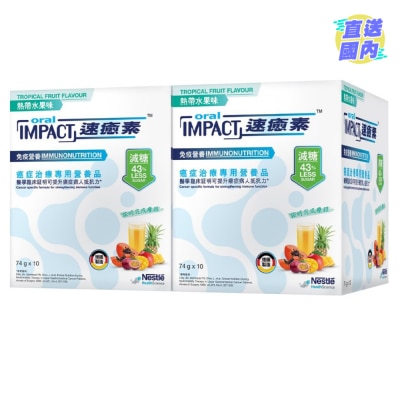 NESTLE ORAL IMPACT TR REDUCED SUGAR DUAL PACK