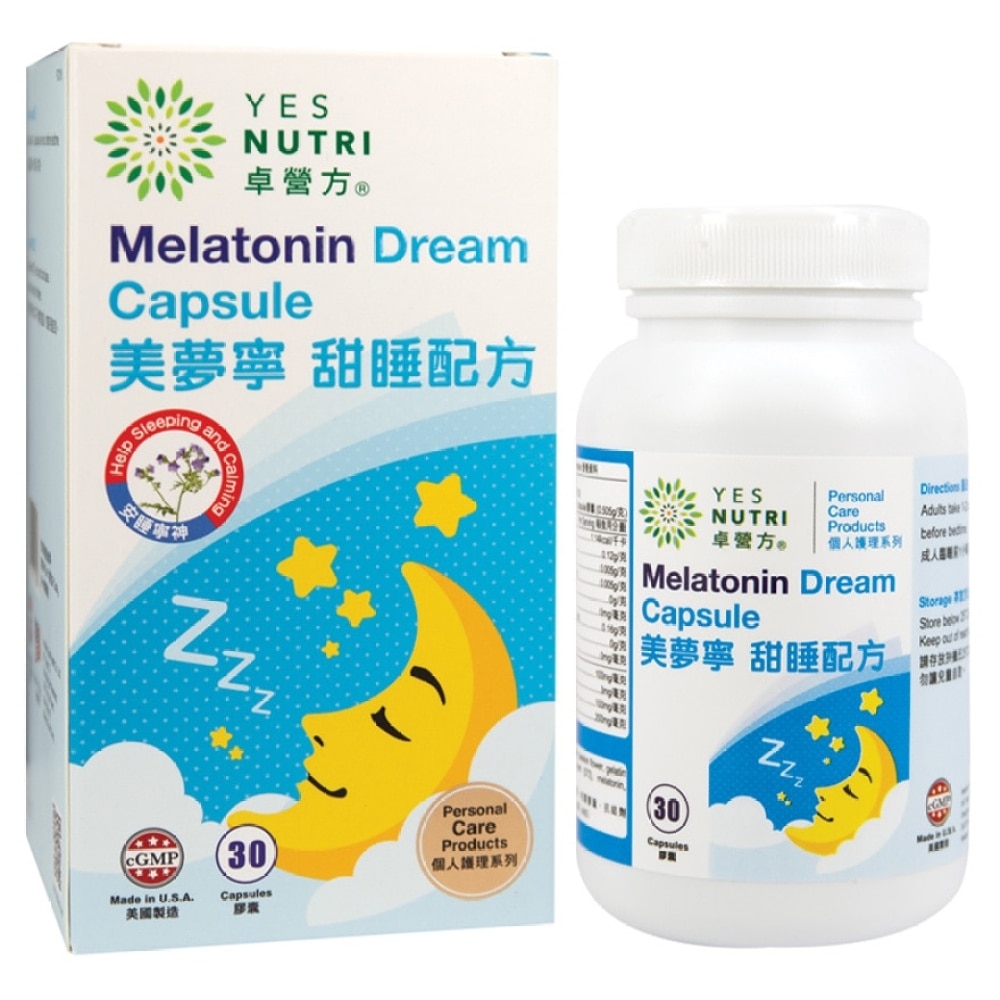 YESNUTRI MELATONIN DREAM+ CAP 30'S