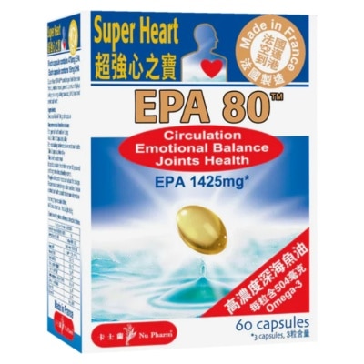 NU PHARM Super Heart EPA 80™, 60'S