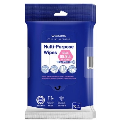 WATSONS MULTI-PURPOSE WIPES 10SX3