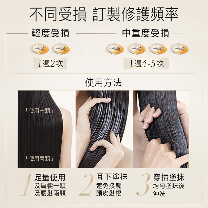 潘婷PRO-V高濃保濕髮膜 密集修護12mlx8