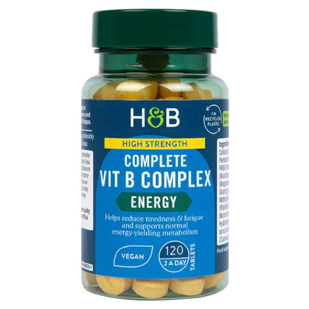 COMPLETE VITAMIN B COMPLEX 120 TABLETS