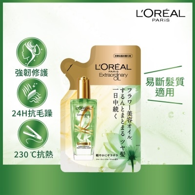 L'OREAL PARIS Elseve Extraordinary Oil Botanical Light & Sleek Hair 90ml Refill (Japan Hot-selling Hair Oil)