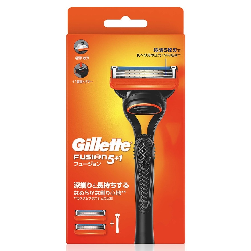 Gillette Fusion Manual Razor 2 up