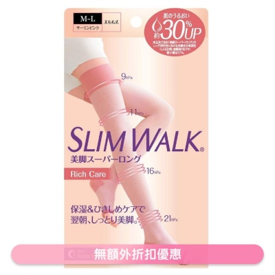 Slimwalk Compression open-toe socks Long pink M-L PH796(Supplier Delivery–8 days)