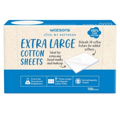 WATSONS EXTRA LARGE COTTON SHEETS 100S