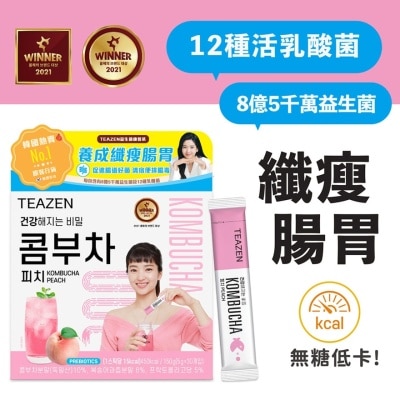 TEAZEN TEAZEN益生菌康普茶 (水蜜桃味) 30条装