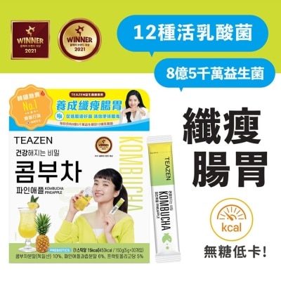 TEAZEN TEAZEN益生菌康普茶 (菠蘿味) 30条装