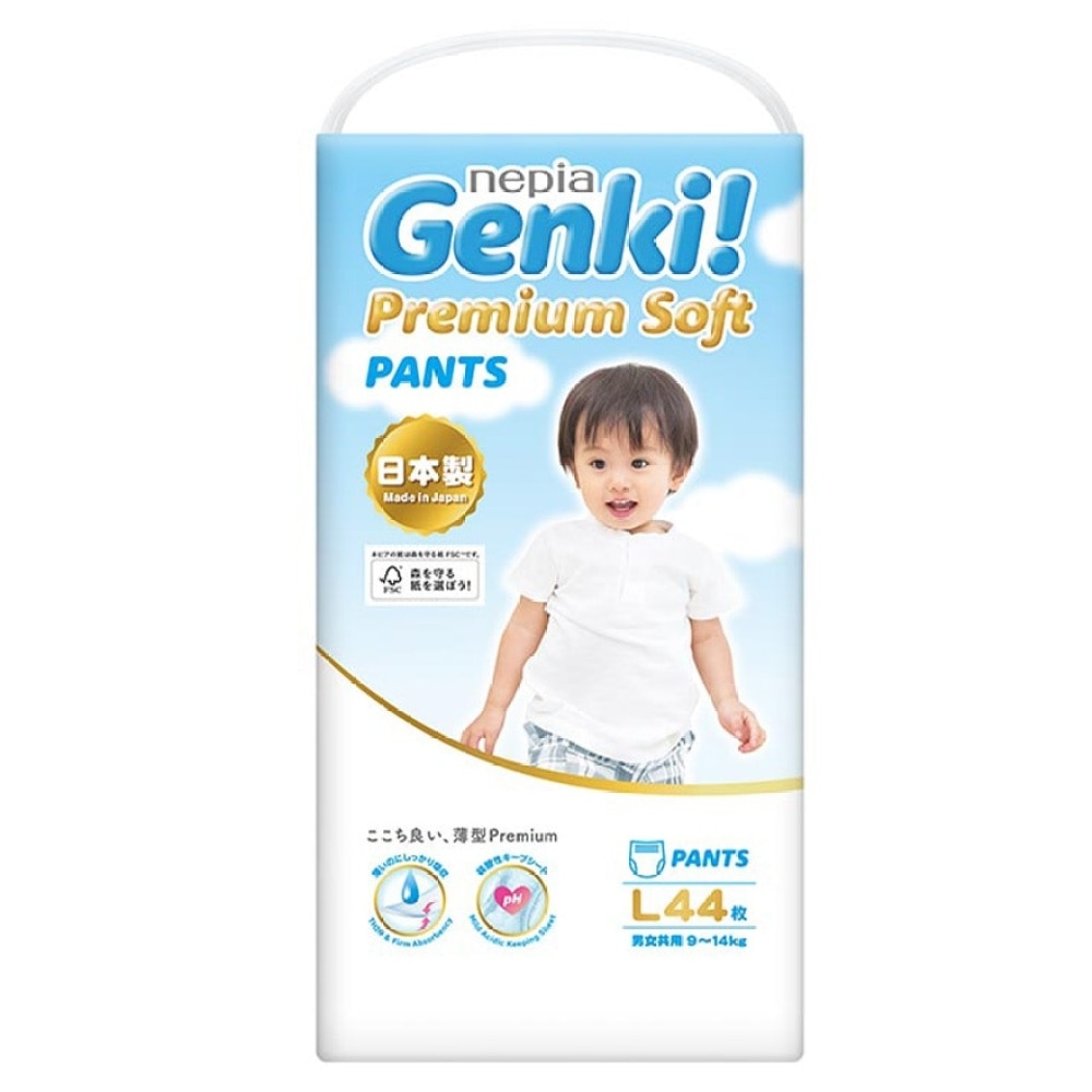 妮飄 GENKI! 頂級柔軟嬰兒學習褲L44