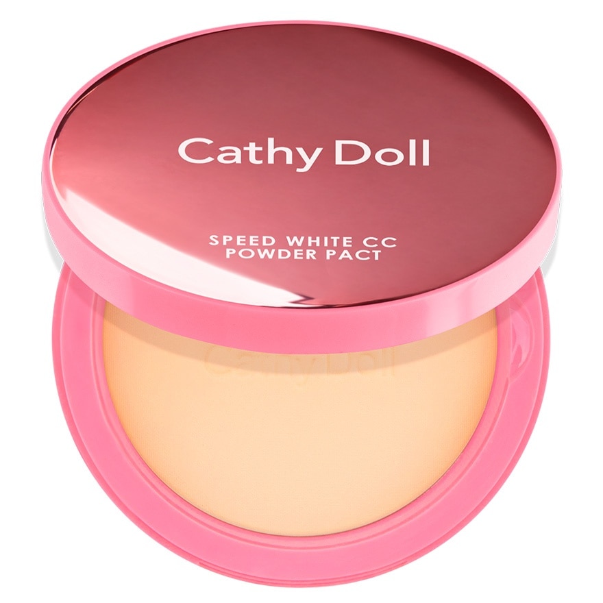 CATHY DOLL CC Powder Pact SPF40 PA+++ Speed White 21 Light Beige 12g