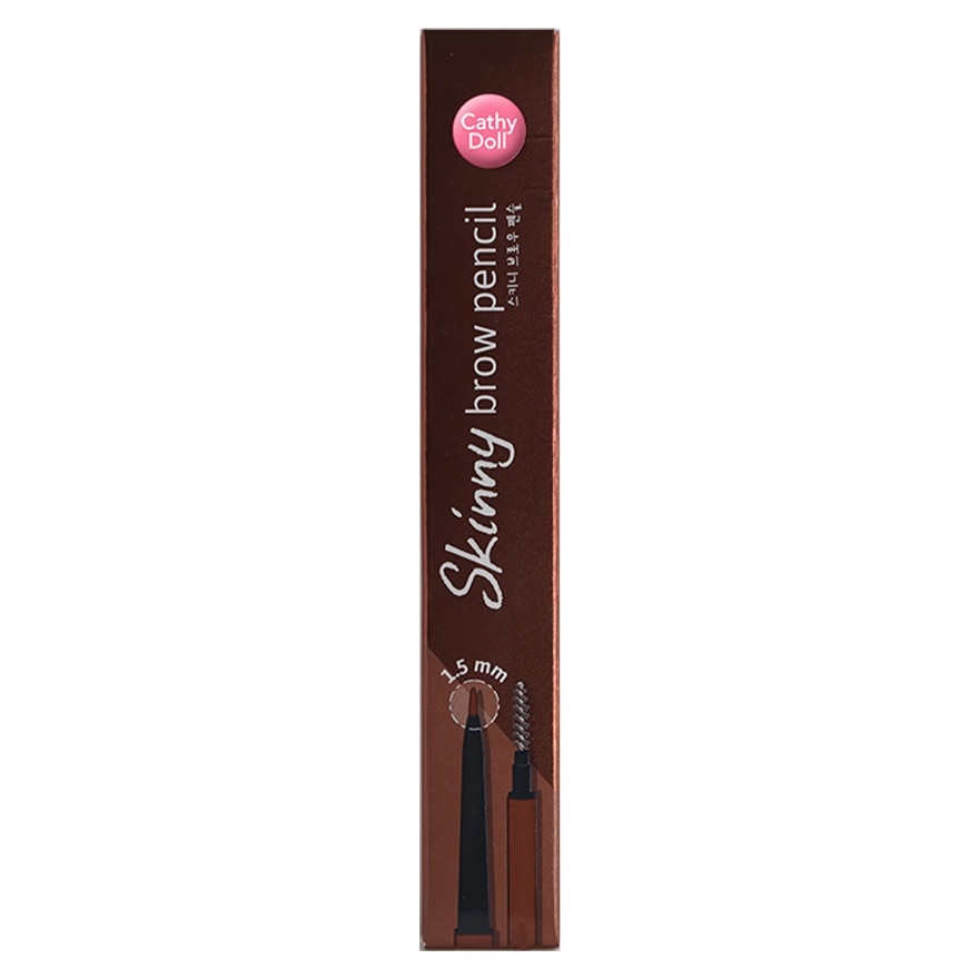 CATHY DOLL SKINNY BROW PENCIL 06 COFFEE BROWN