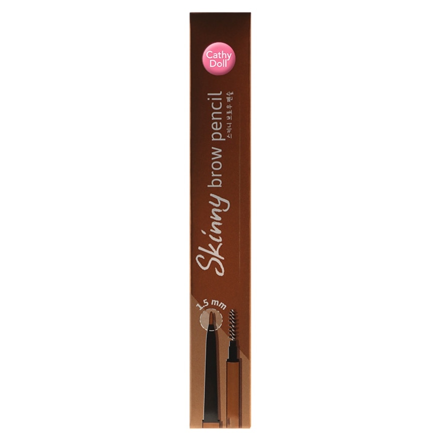 CATHY DOLL SKINNY BROW PENCIL 08 CARAMEL