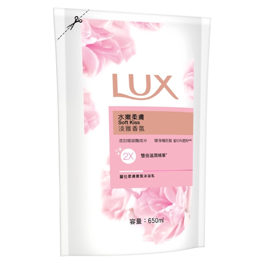 Lux Shower Gel Refill Pack 650ml - Soft Kiss