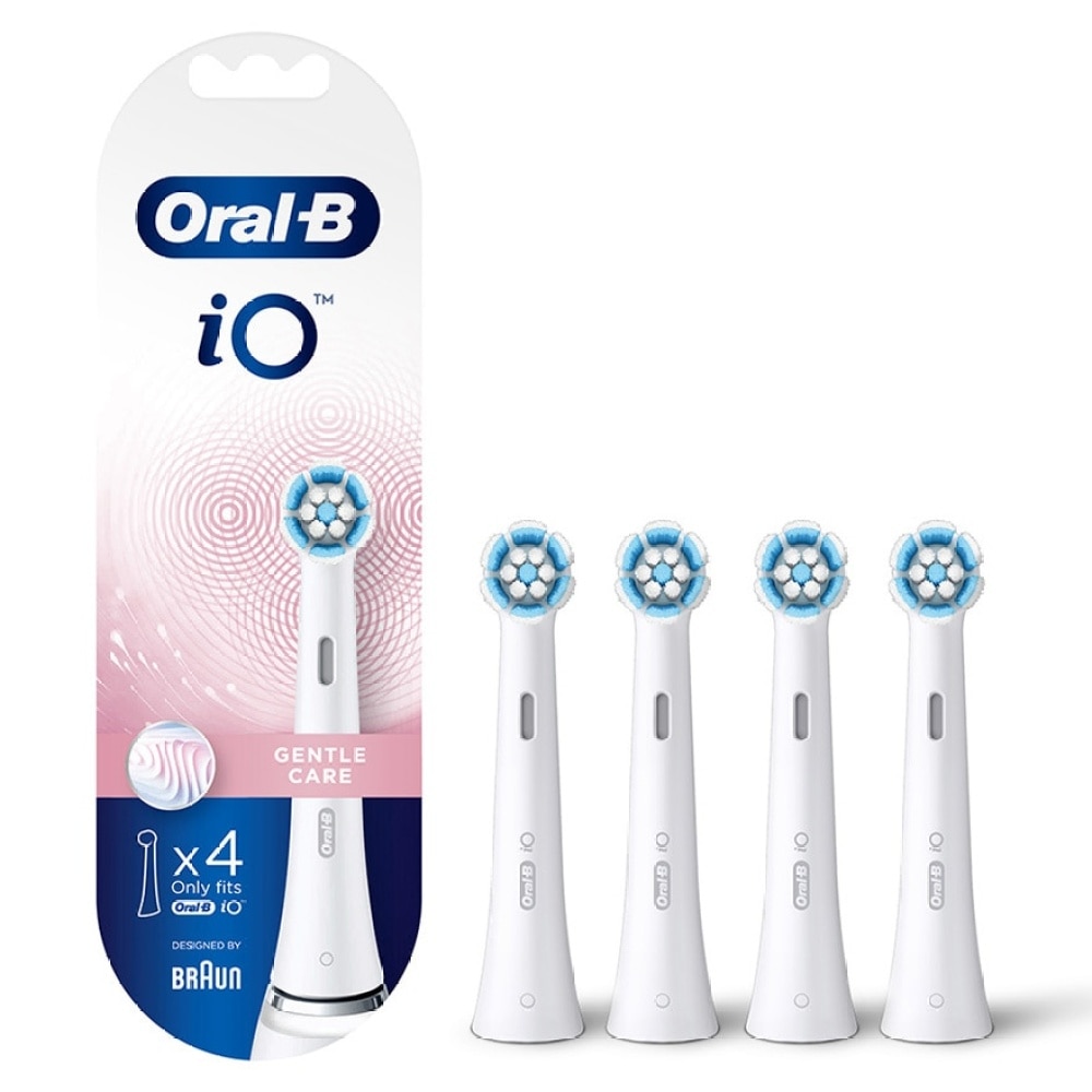 Oral-B iO 清洁护龈刷头4支装(白色)