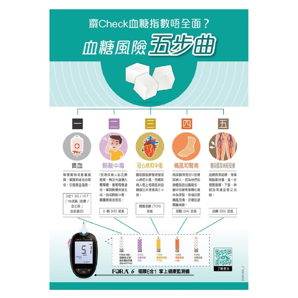 Fora 6合1 多功能健康監測儀