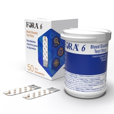 FORA FORA BLOOD GLUCOSE TEST STRIP 50PCS