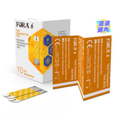 FORA FORA TOTAL CHOLESTEROL TEST STRIP 10PCS