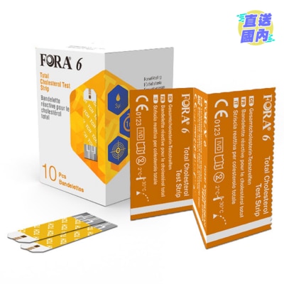 FORA FORA TOTAL CHOLESTEROL TEST STRIP 10PCS