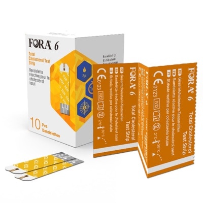 FORA FORA TOTAL CHOLESTEROL TEST STRIP 10PCS