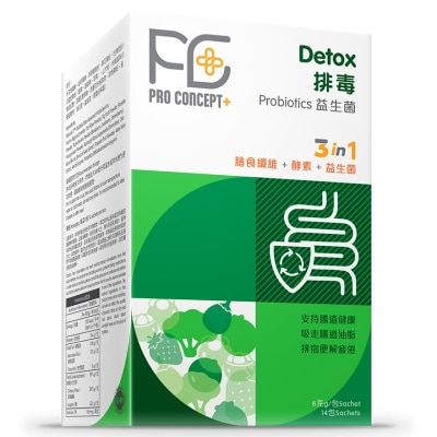 Pro Concept+ DETOX PROBIOTICS 14S