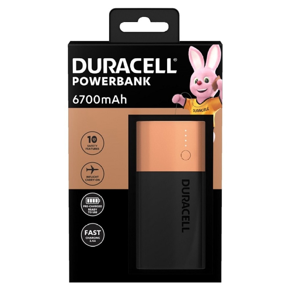 DURACELL POWER BANK 6700 MAH