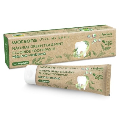 WATSONS NATURAL GREEN TEA & MINT FLOURIDE TOOTHPASTE