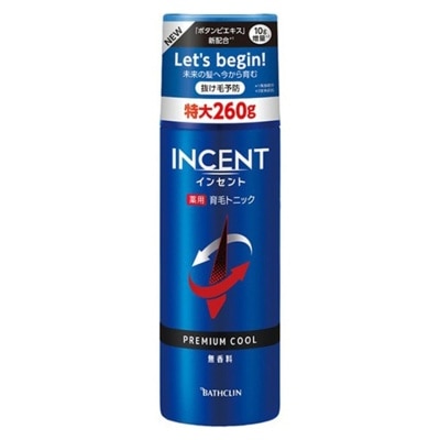 Incent INCENT MEDICATED HAIR GROWTH TONIC HAIR GROWTH AGENT  - PREMIUM COOL 260G