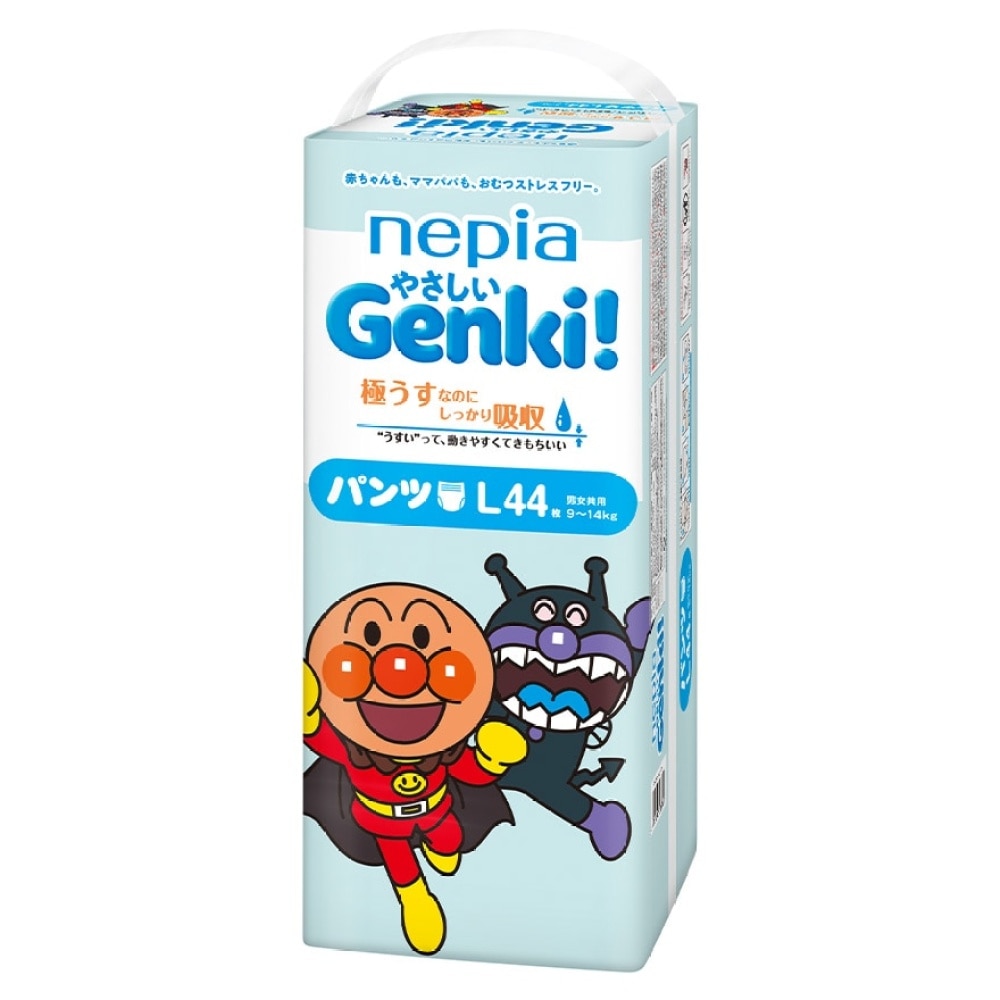 NEPIA GENKI!日本製麵包超人嬰兒學習褲 L44