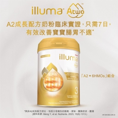 ILLUMA ILLUMA® Atwo A2 β-casein Stage 3 Growing-Up Formula 850g