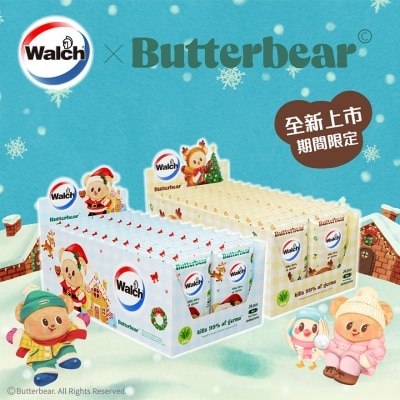 WALCH Walch Antibacterial Mini Wet Wipes Aloe 7wipes*24 (BUTTERBEAR packaging dispatched randomly)