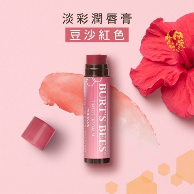 BURT'S BEES 天然淡彩潤唇膏－豆沙紅色