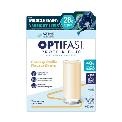 雀巢 - OPTIFAST® 高蛋白瘦身代餐 (呍呢嗱味) 10 x 63克 image