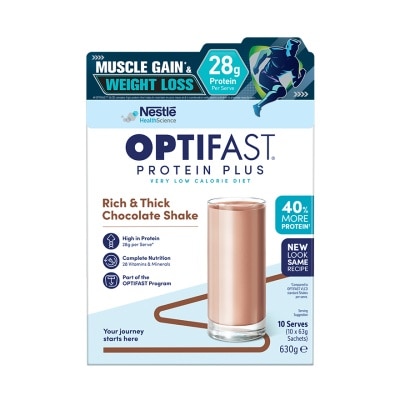 雀巢 - OPTIFAST® 高蛋白瘦身代餐 (朱古力味) 10 x 63克 image