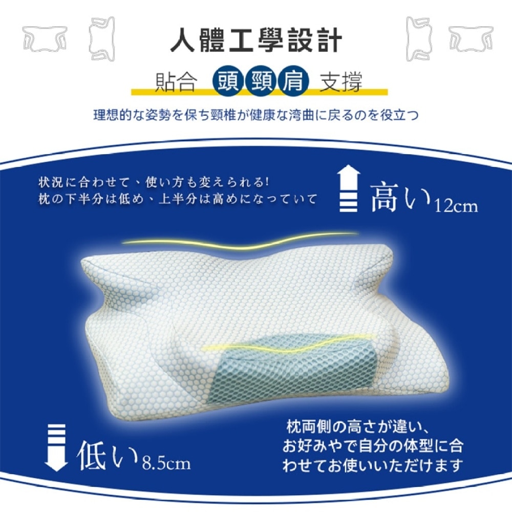 JAPAN DEAR.MIN UPGRADED FAST SLEEP ANTI-SNORING PILLOW(SUPPLIER DELIVERY–8 WORKING DAYS;FREE DELIVERY UPON $599)