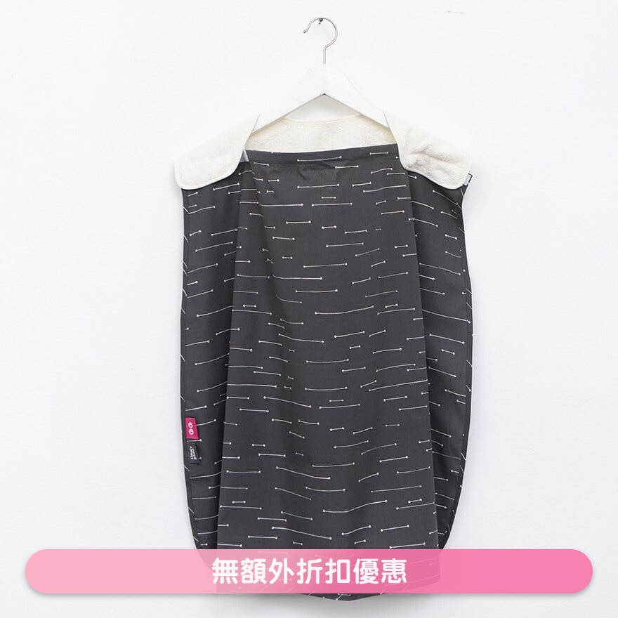 哺乳圍巾(線條/灰) (商家直送-10個工作天內送到府上)