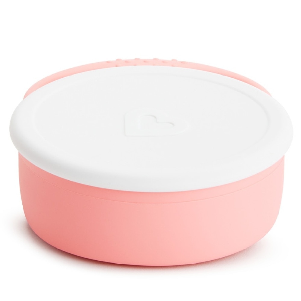 CEST SILICONE SNACK CATCHER W LID CORAL (38077P)(SUPPLIER DELIVERY–10 WORKING DAYS)