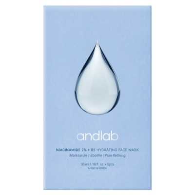 ANDLAB - NIACINAMIDE B5 HYDRATING FACE MASK