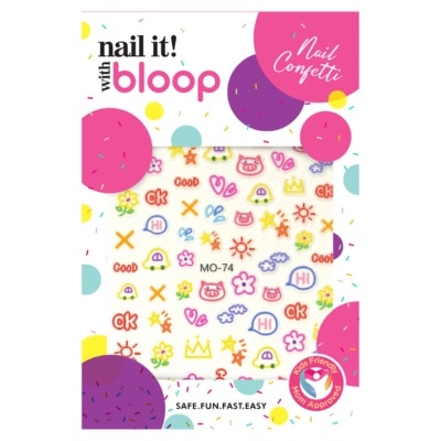 BLOOP NAIL CONFETTI NAIL STICKERS