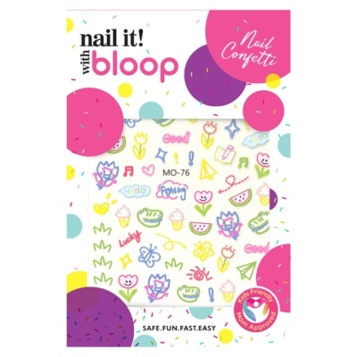 BLOOP NAIL CONFETTI NAIL STICKERS