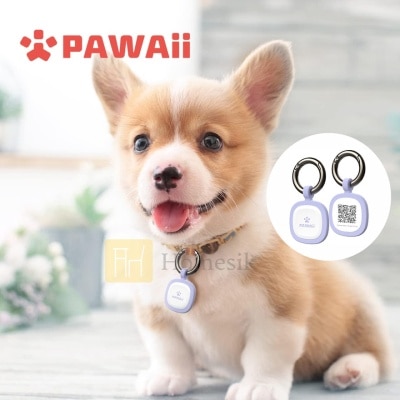 PAWAii PET QR CODE ID TAG (PURPLE) (SUPPLIER DELIVERY–5 WORKING DAYS;FREE DELIVERY UPON $500)