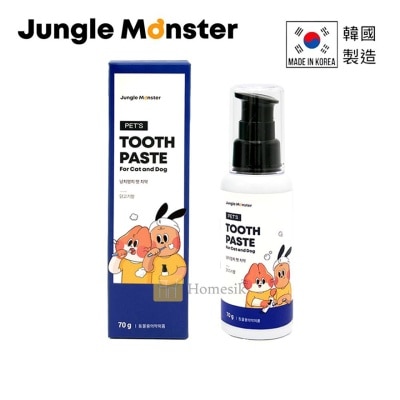 Jungle Monster 韓國製雞肉味寵物牙膏 護齒凝膠 70克 (貓狗適用) (商家直送-5個工作天內送到府上;滿$500免運)