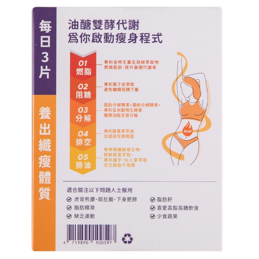 FAT BURNING ENZYME 60PC