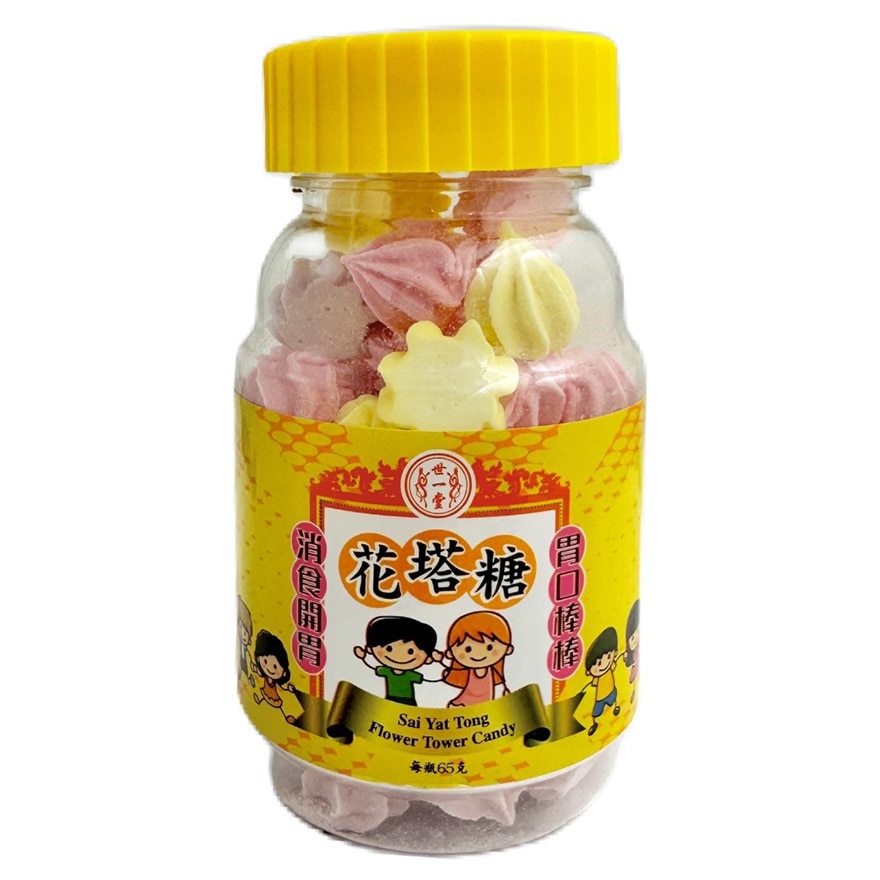 SAI YAT TONG FLOWER TOWER CANDY 65G