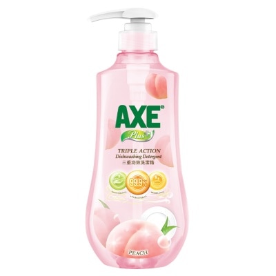AXE PLUS AXE PLUS+三重功效洗洁精蜜桃500G
