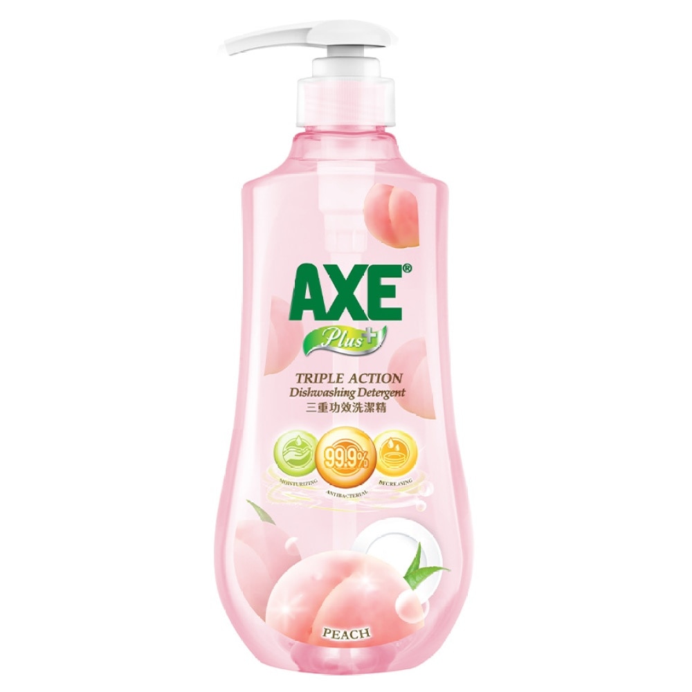 AXE PLUS+三重功效洗潔精蜜桃500G