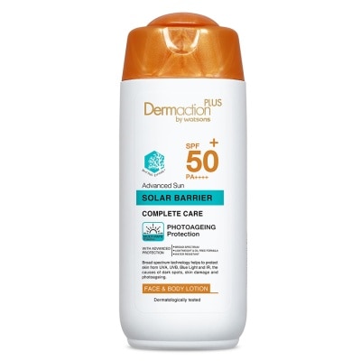 DERMACTION PLUS ADVANCED SUN 全面護理臉部和身體防曬乳液