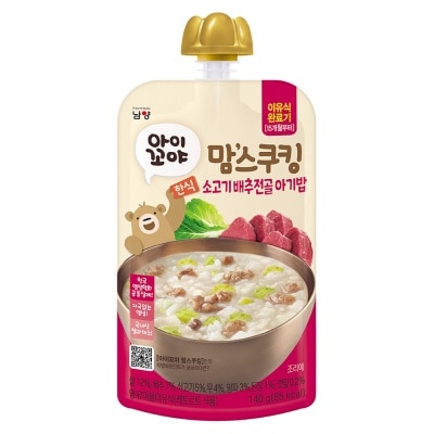 NAMYANG 即食宝宝粥(牛肉椰菜)增量装