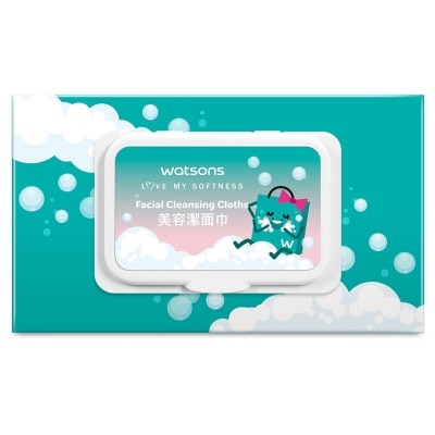 WATSONS WATSBAG FACIAL CLEANSING CLOTHS 100S