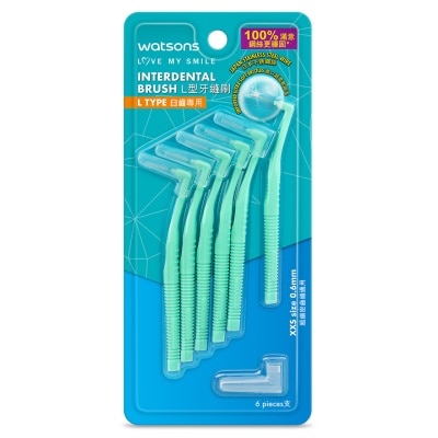 WATSONS 0.6MM L TYPE INTERDENTAL BRUSH 0.6MM